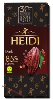 HEIDI Dark Extreme 85% Extra hořká čokoláda 80g