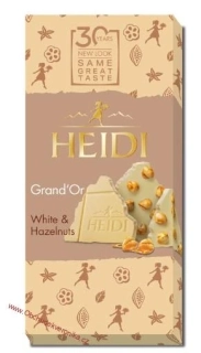 Heidi Grand´Or Almonds & Hazelnuts White 100g