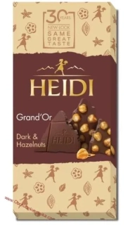 Heidi Grand´Or Dark Almonds 100g