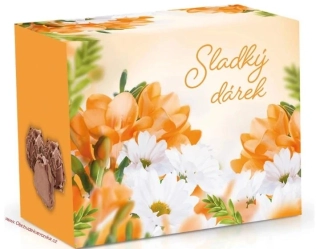 Kopretiny a frézie - Lanýže mléčné Classic s hoblinkami z mléčné čokolády 250g - Sladký dáreček - DMT 30.01.2026