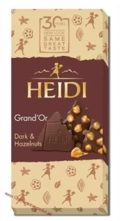 Heidi Golden Dark & Hazelnuts 100g