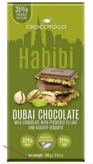 CHocozoco - Dubaiská čokoláda HABIBI 100g - DMT 09.08.2026