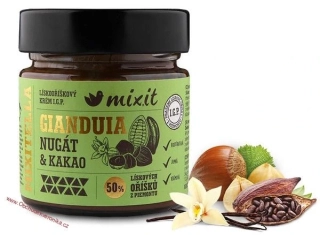 Mixitella Premium - Lískový oříšek z Piemontu s mlékem a kakaem 200g
