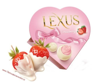 Lexus Strawberry srdce 110g 