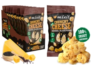 Křupavý sýr do kapsy - Irský cheddar & černý pepř 20g