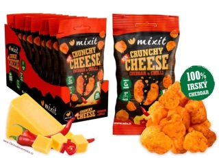 Křupavý sýr do kapsy - Irský cheddar & chilli 20g