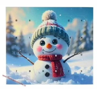Fikar Adventní kalendář A6 40g - Sněhulák
