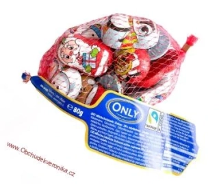 Only Vánoční mix figurek 80g - sítka
