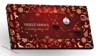 Hořká čokoláda 60% 50g - Vánoční