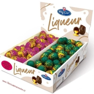 Figaro likérové šišky - cherry a whisky likér 27,5g x 8ks - DMT 02.10.2026