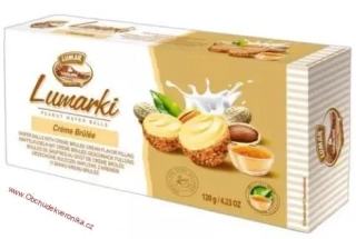 LUMARKI – Peanut Wafer balls Cream Brulee 120g