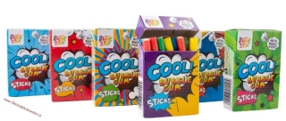 Cool Bubble Gum Sticks with magic dust - žvýkačky s "kouřovým efektem" 44g
