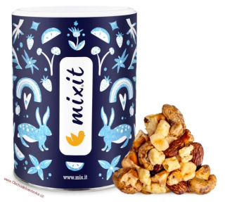 Křupavá směs - Sýr, křupavá kukuřice a oříšky s lanýžem 300g