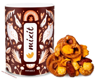 Křupavá směs - Sýr, oříšky a preclíky s medem a chilli 230g