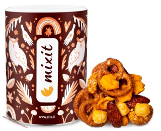 Křupavá směs - Sýr, oříšky a preclíky s medem a chilli 230g