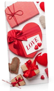 LOVE srdíčka - Čokoláda mléčná 100g