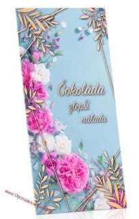 Čokoláda zlepší náladu - Čokoláda hořká 60% (modrá obálka) 100g