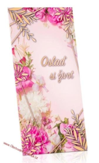 Oslaď si život - Čokoláda hořká 60% (růžová obálka) 100g