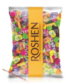 Roshen Yummi´s chewy toffee fruit flavours 1kg - DMT 09.05.2026