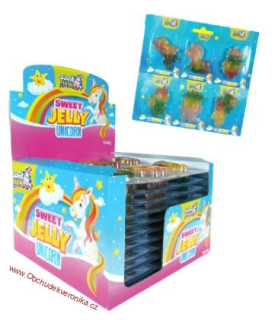 SWEET JELLY UNICORN – želé 66g (6x11g) - DMT 04.02.2026