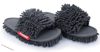 SAMOCHODKY® úklidové botky šedé | velikost 41–45, délka 28 cm