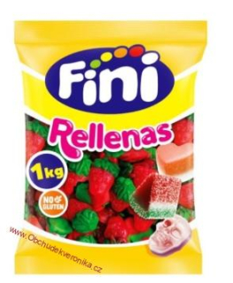 FiNi Divoké Plněné Jahody 1000g