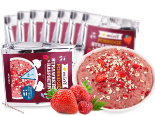 Minutová ovesná kaše do kapsy - Jahoda a malina 60g