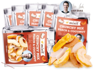 Křupavý mix Adama Ondry do kapsy - Broskev & kokosové chipsy 40g