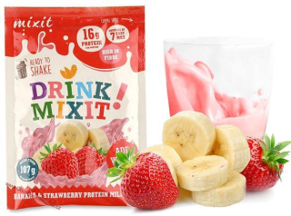 Proteinový Drink Mixit – Banán & Jahoda 40g