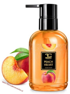 PEACH VELVET šetrné tekuté mýdlo s glycerinem 310 ml 