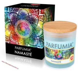 NAMASTÉ sójová vonná svíčka PARFUMIA® 250 ml