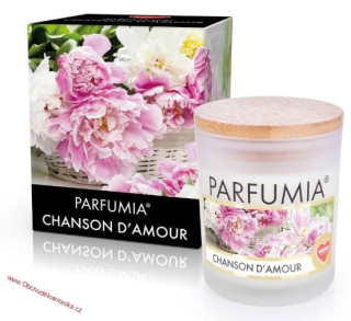 CHANSON D´AMOUR sójová vonná svíčka PARFUMIA® 250 ml