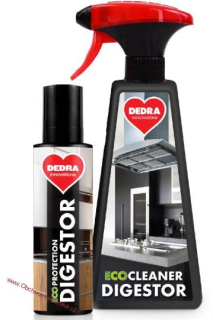 Kompletní péče o digestoř Čistič + impregnační sprej 500 ml + 200 ml