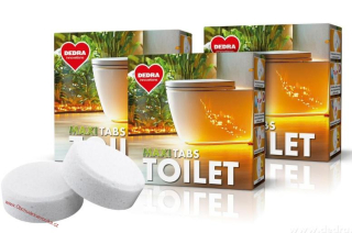 2+1 ZDARMA MAXI TABS TOILET | EKO samočisticí tablety do WC, odtoku & odpadu 3× 2 ks