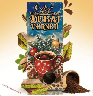 ROZPUSNÁ KÁVA S PŘÍCHUTÍ DUBAJSKÉ ČOKOLÁDY 40g