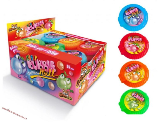 JF Bubble gum + tatto roll - 16g x 24 ks