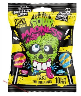 Lízátko ARGO Sour Madness 90g - 10x9g