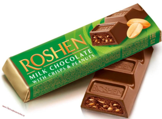 Roshen Chocolate Peanuts 38g x 5ks