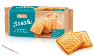 Roshen For Coffee biscuits with Butter-vanilla 185g