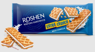 Roshen Wafers Sandwich Extra Crunch Milk Vanilla 142g