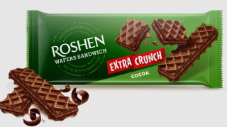 Roshen Wafers Sandwich Extra Crunch Chocolate 142g