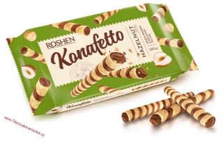 Roshen Wafer rolls Konafetto Hazelnut 140g