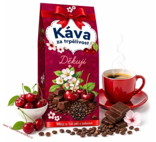 KÁVA ZA TRPĚLIVOST - višně v čokoládě 40g
