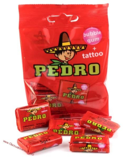 Pedro - Tradiční žvýkačky s tetováním 1x5ks x 5g 