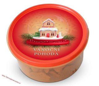 Křehké sušenky s kořením v dárkové dóze - Vánoční pohoda 350g