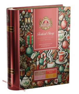 Basilur Vánoční kniha Festival Story Book 32x2g