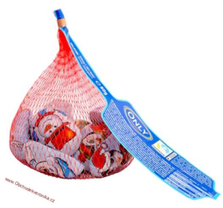 ONLY - Vánoční mix mléčných čokolád s mléčným krémem (síťka)