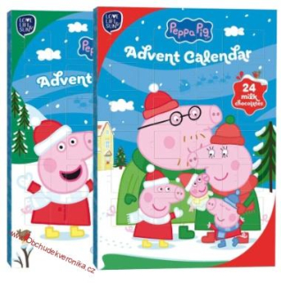 Adventní kalendář Disney Peppa Pig 50g - 2 motivy