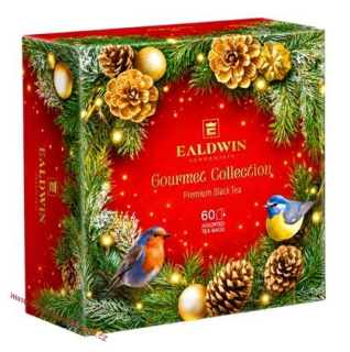 Ealdwin Christmas Red Collection Vánoční kolekce čajů 90g (60 sáčků)