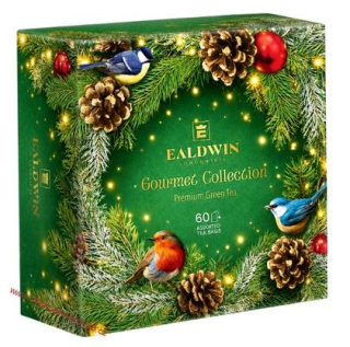 Ealdwin Vánoční kolekce zelených čajů Vánoční kolekce čajů 90g (60 sáčků)